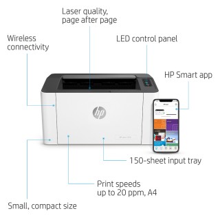 IMPRIMANTE HP LASER 107 W