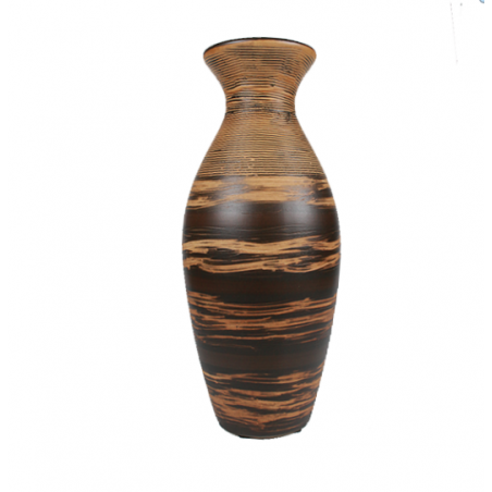 Vase décoratif marron –...