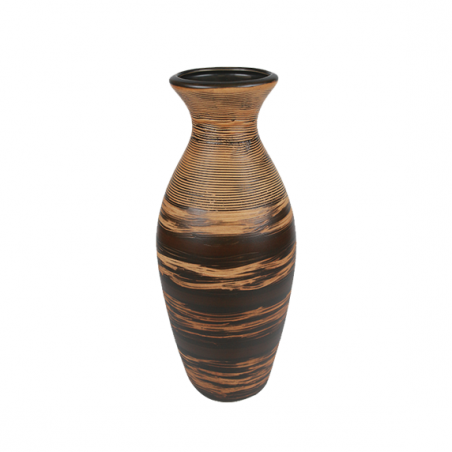 Vase décoratif marron –...