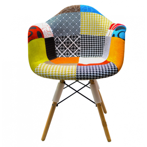 Chaise scandinave DANI patchwork
