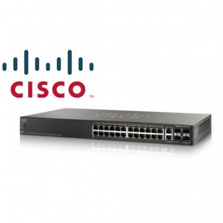 SWITCH 28 PORTS - CISCO - MANAGEABLE - SG350-28P