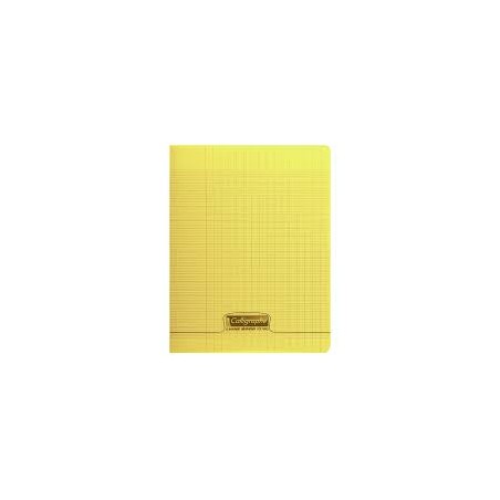 CAHIER PIQUE A4 JAUNE 96PAGES SEYES POLYPROPYLENE