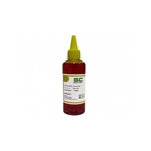 BOUTEILLE D'ENCRE GREENCOMBO JAUNE - 100ML