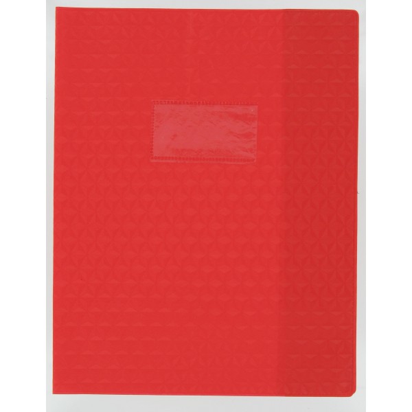 PROTEGE CAHIER 17*22 ROUGE