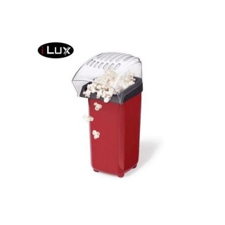 Ilux Machine À Popcorn - Sans Huile - Préparation Rapide Et Facile - Rouge