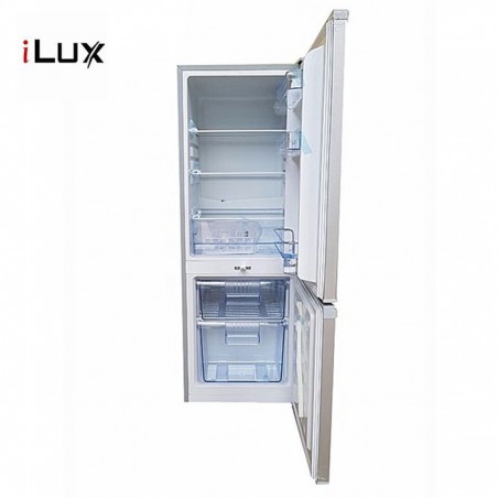 Ilux Réfrigérateur Combiné 136 L ILCB160 - Economique - Gris