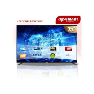 SMART TECHNOLOGY SMART TV LED- 75 Pouces - STT-9075S