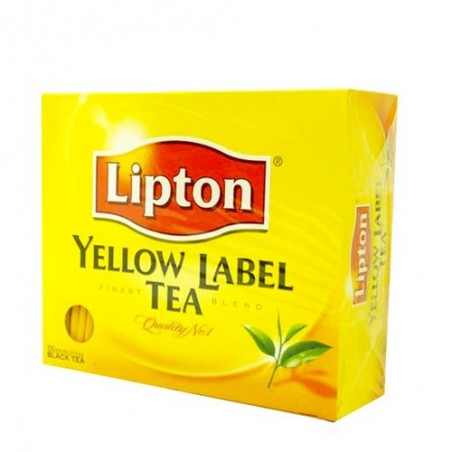 Lipton tea LABEL JAUNE